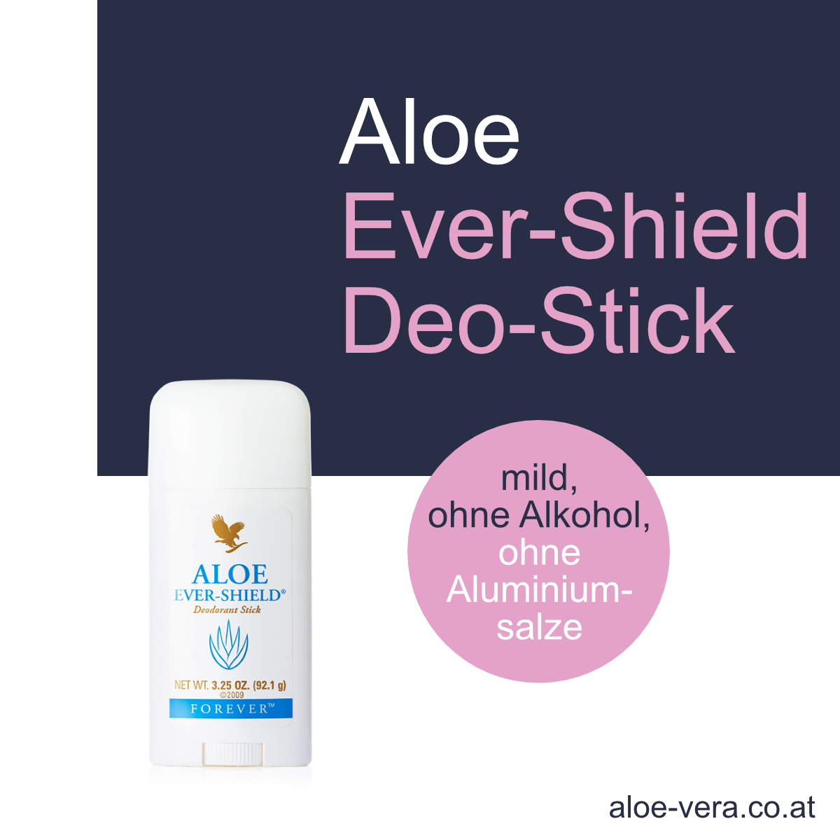 Forever Aloe Ever Shield, Deo Stick ohne Alkohol, ohne Aluminiumsalze kaufen