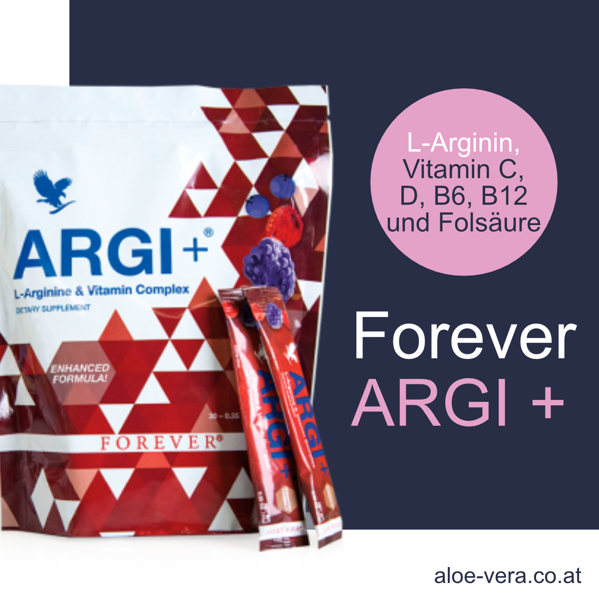 Forever Argi + plus L-Arginin Argi Sticks B-Vitamine B6 B12 kaufen